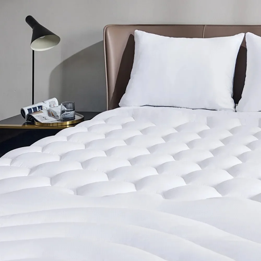 Bedsure Twin Size Mattress Pad - Soft Cooling Mattress Cover Padded, Quilted Fit